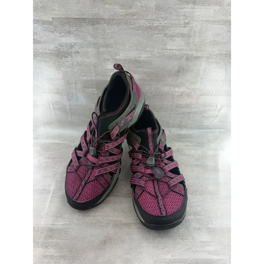 Chaco Outcross Evo 1 Women Sz 10 Hiking Water Shoes Berry Pink Grey J104926